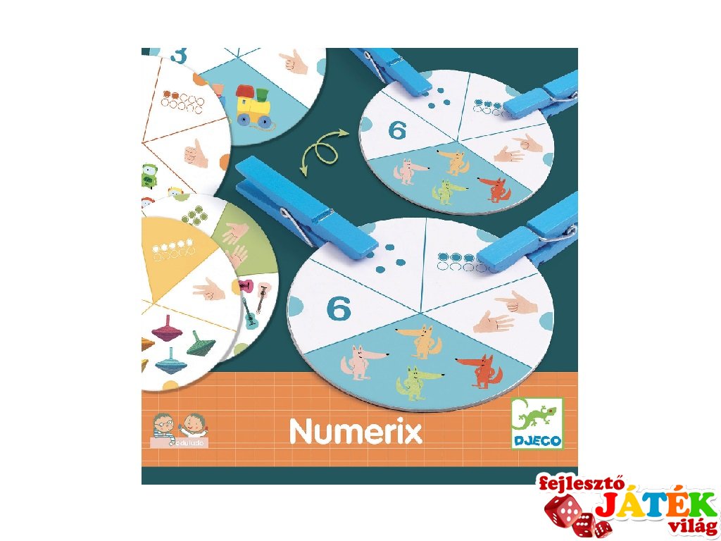 Numerix, Djeco számolási készséget fejlesztő játék - 8349 (4-8 év)