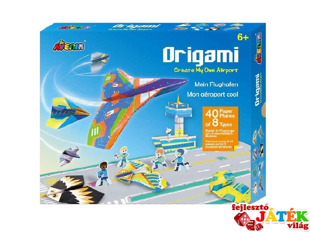 Origami repülők, kreatív szett (Avenir, 6-10 év)