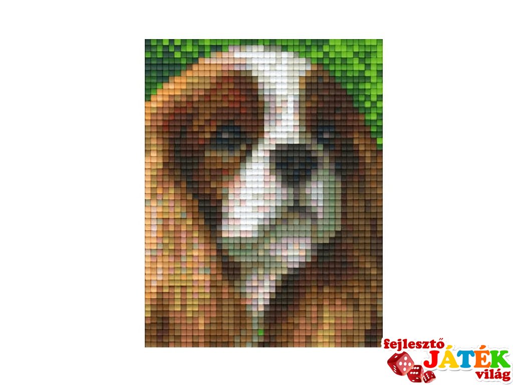 Pixelhobby képkészlet, Cavalier King Charles kutya (801319, 1db alaplap + színek, 7-99 év)