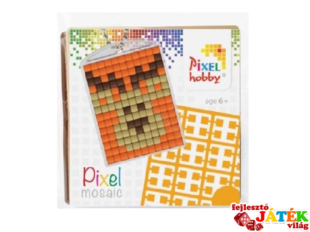 Pixelhobby Kulcstartó készlet, szarvas (23003, 1db kulcstartó alaplap + 3 szín, 7-99 év)