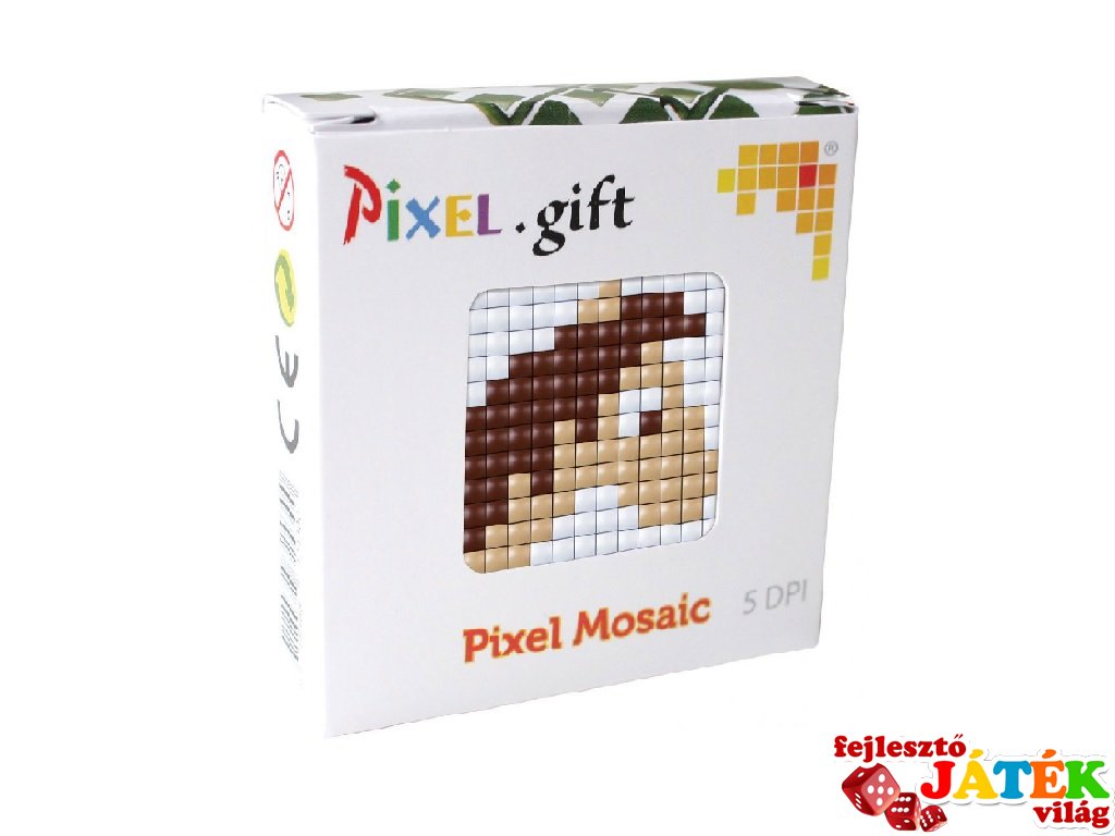 Pixelhobby, Mini Pixel XL készlet, ló (30210, 1db 6x6 cm-es alaplap, 3 szín, 4-6 év)