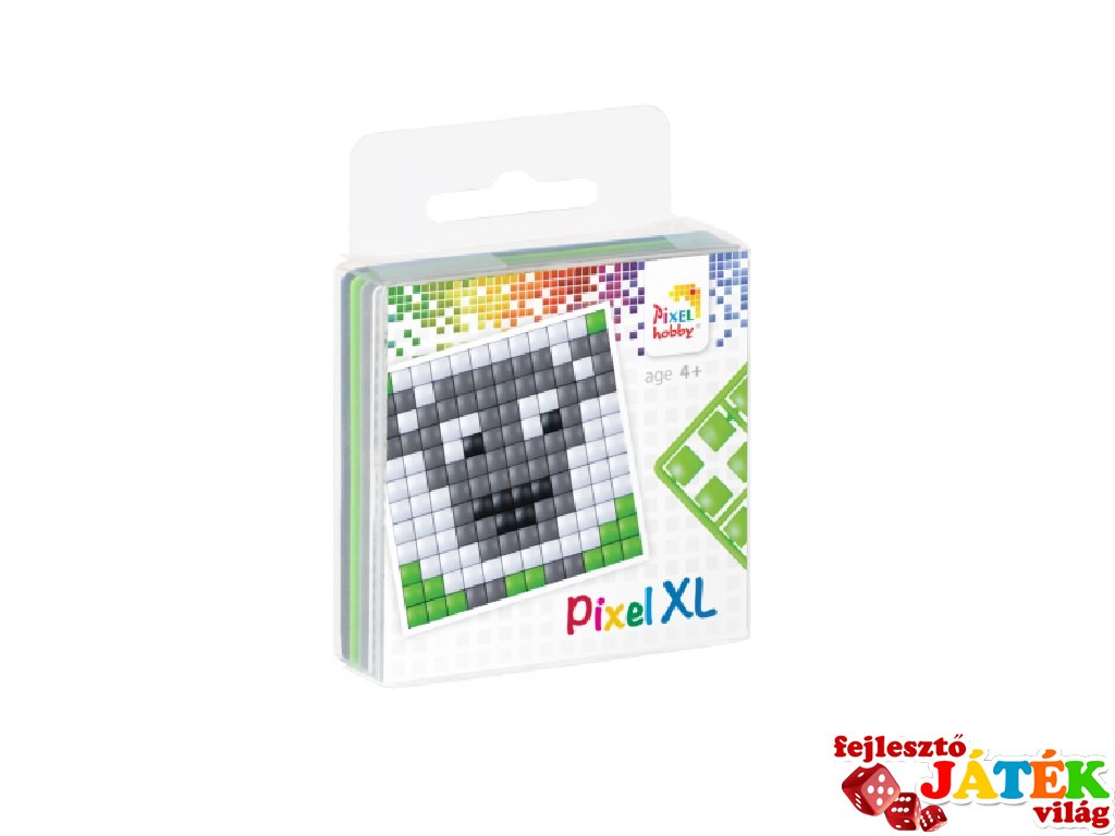 Pixelhobby, Pixel XL készlet, bárány (27002, 1db 6x6 cm-es alaplap, 4 szín, 4-6 év)