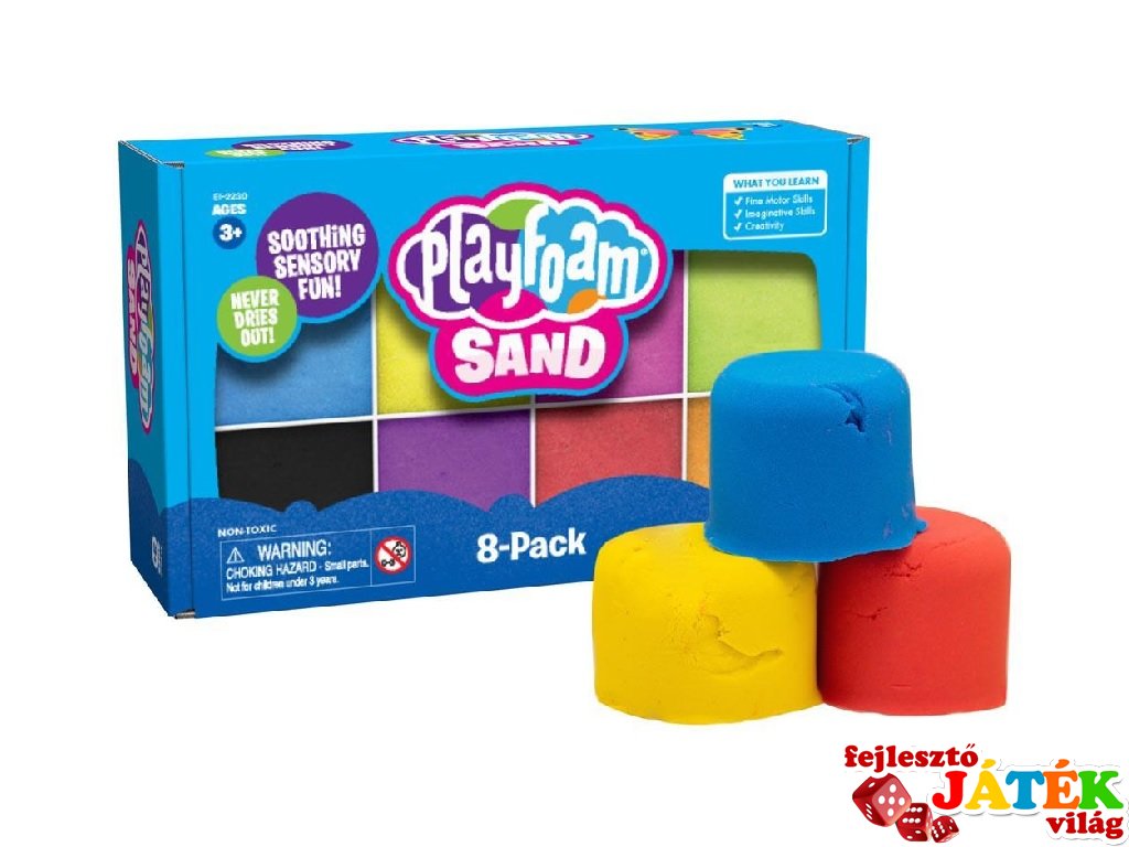 Playfoam Sand készlet, 8 db-os kreatív szett (2230, 3-10 év)