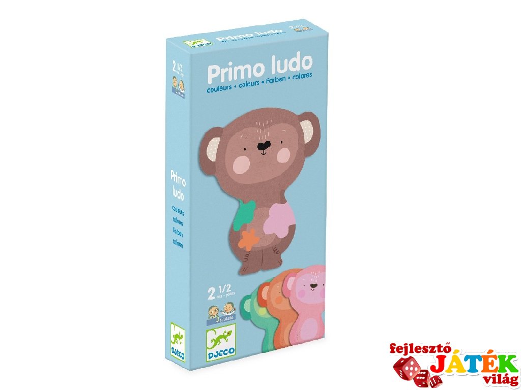 Primo Ludo Színek, Djeco Eduludo logikai játék - 8367 (2-5 év)