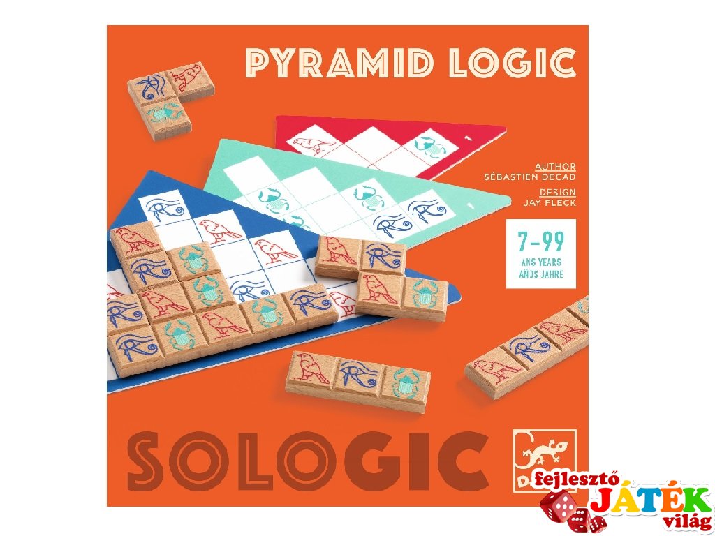 Pyramid Logic A piramis, Djeco logikai képkirakó játék - 8532 (7-99 év)