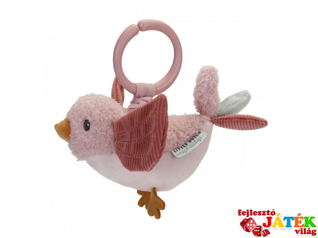 Rezgő plüss kismadár, Little Dutch babajáték (8713, 0-2 év)