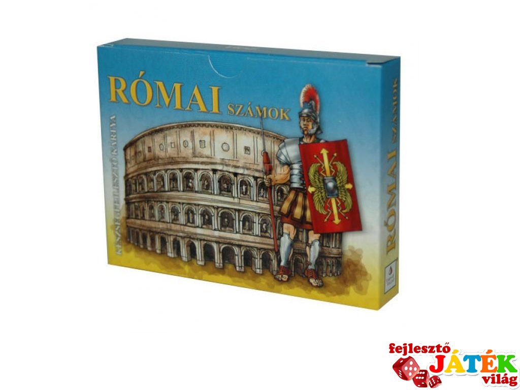 Római számok, matek tanulást segítő játék (6-9 év)