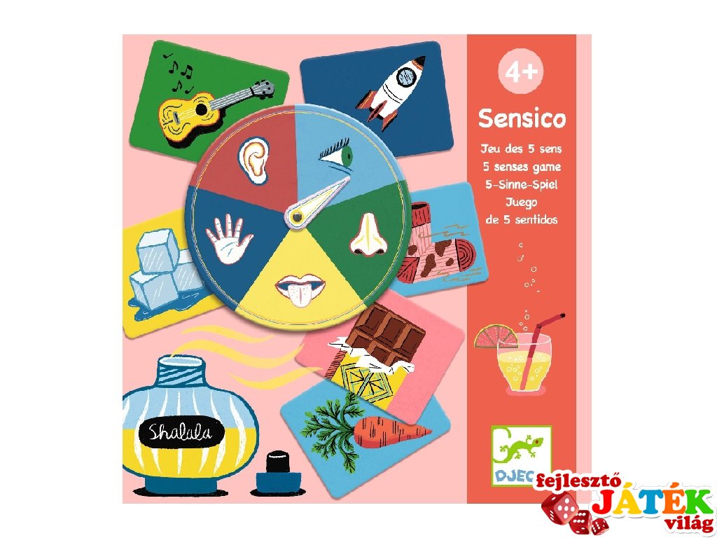 Sensico Érzékelés, Djeco készségfejlesztő társasjáték - 8195 (4-6 év)