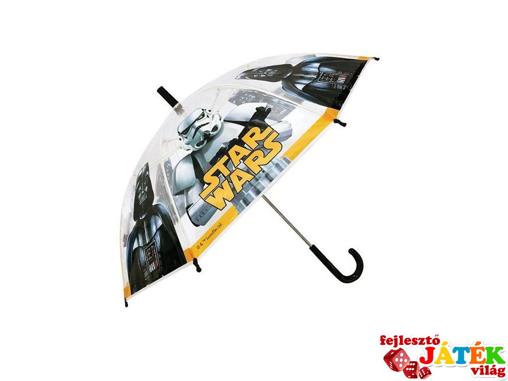 Star Wars mintás esernyő, gyerek kiegészítő (3-6 év)