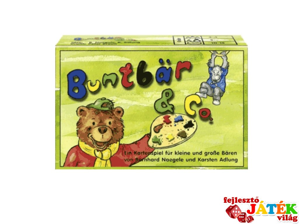 Színmackó és barátai - Buntbär & Co., kártyajáték (3-7 év)