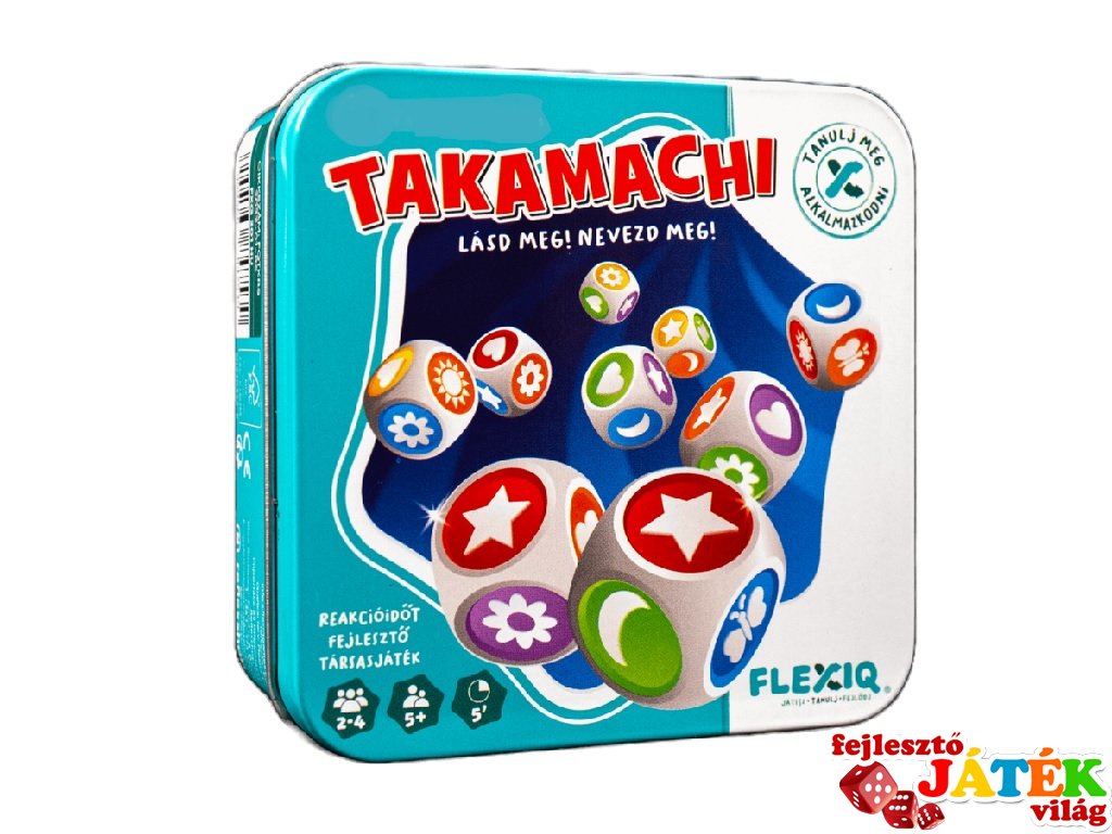 Takamachi, logikai és gyorsasági kockajáték (5-12 év)
