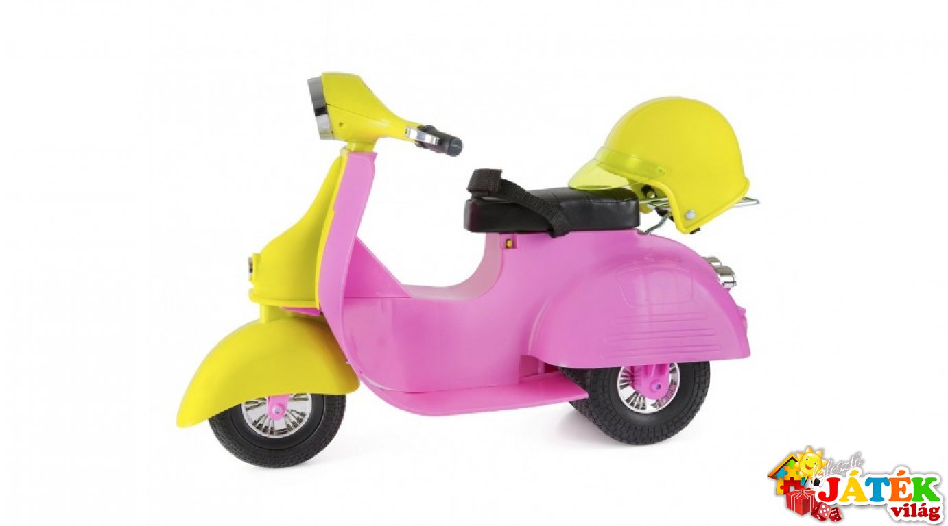 Vespa, a stílusos játékrobogó (B.Toys, 37023Z, játékbabához való játékmotor, 3-9 év)