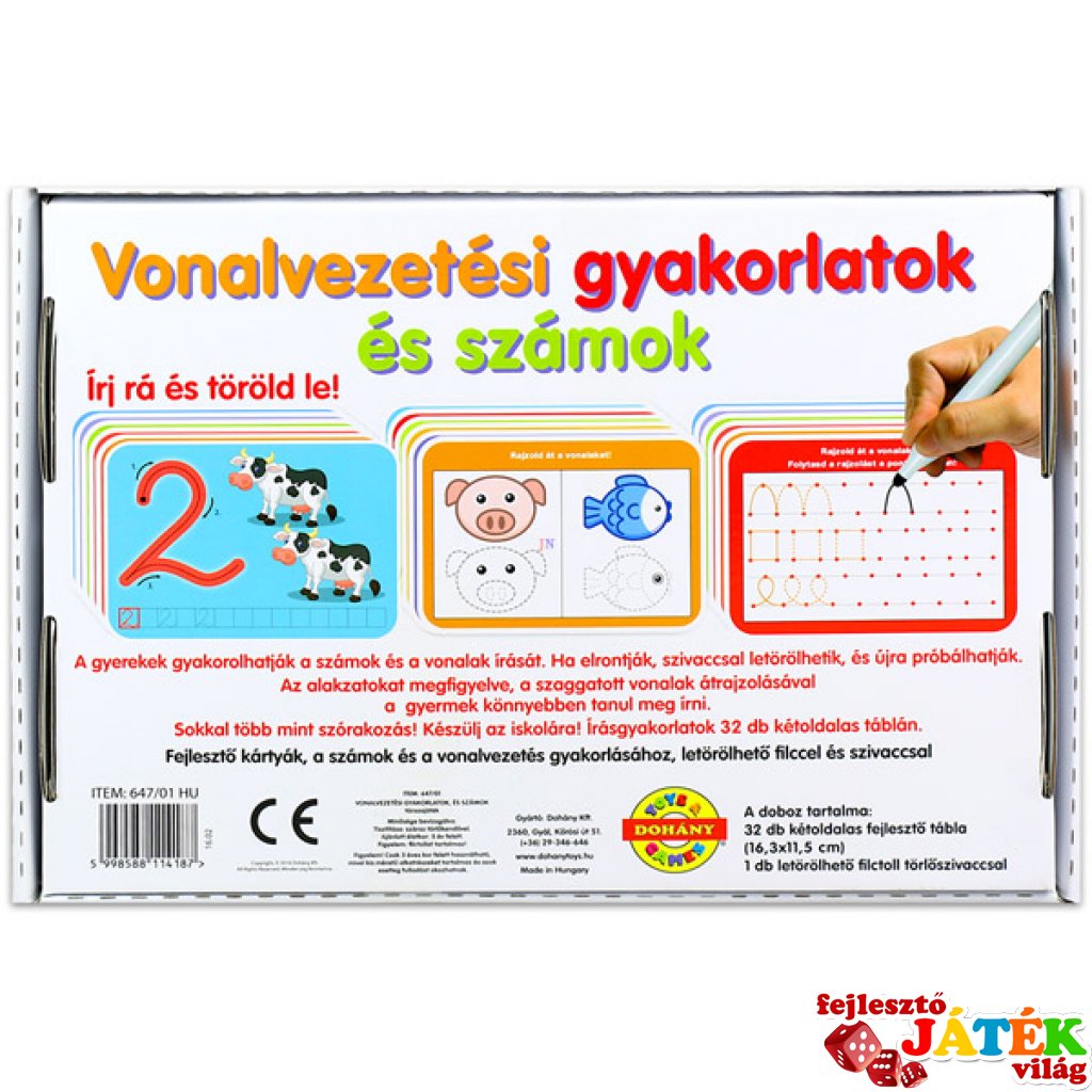 Vonalvezetesi Gyakorlatok Es Szamok Feladatlapokkal