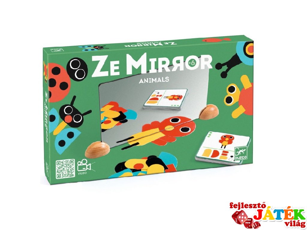 Ze Mirror Animals Tükröző állatfigurák, Djeco készségfejlesztő játék - 6483 (5-8 év)