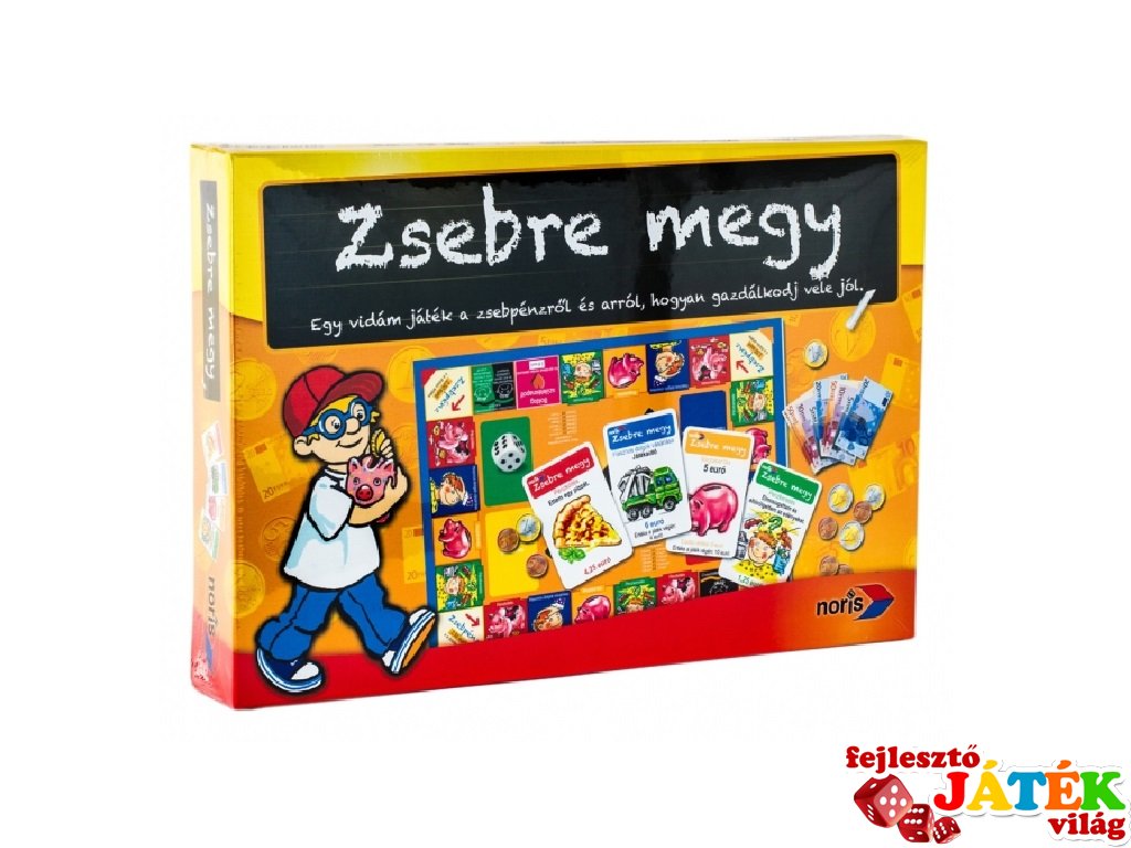 Zsebre megy (családi, szórakoztató és oktató társasjáték, 6-12 év)